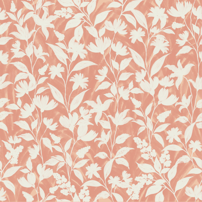 Our Painted Textured Wildflowers Peel And Stick Removable Wallpaper brings a moody botanical accent to any wall in your home.