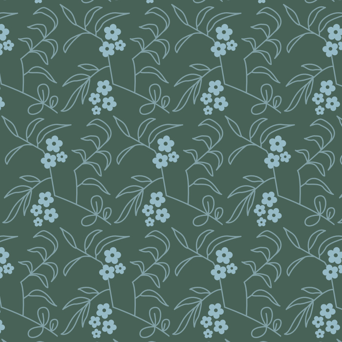 Our Little Flowers Peel And Stick Removable Wallpaper brings a geometric garden to any wall in your home.