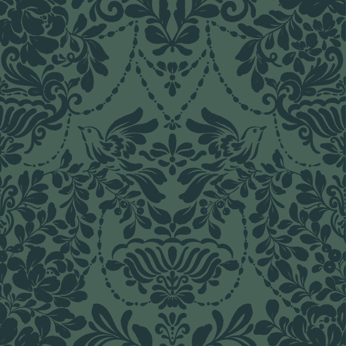 Add a vintage accent to any wall in your home with our Hummingbird Haven Peel And Stick Removable Wallpaper.