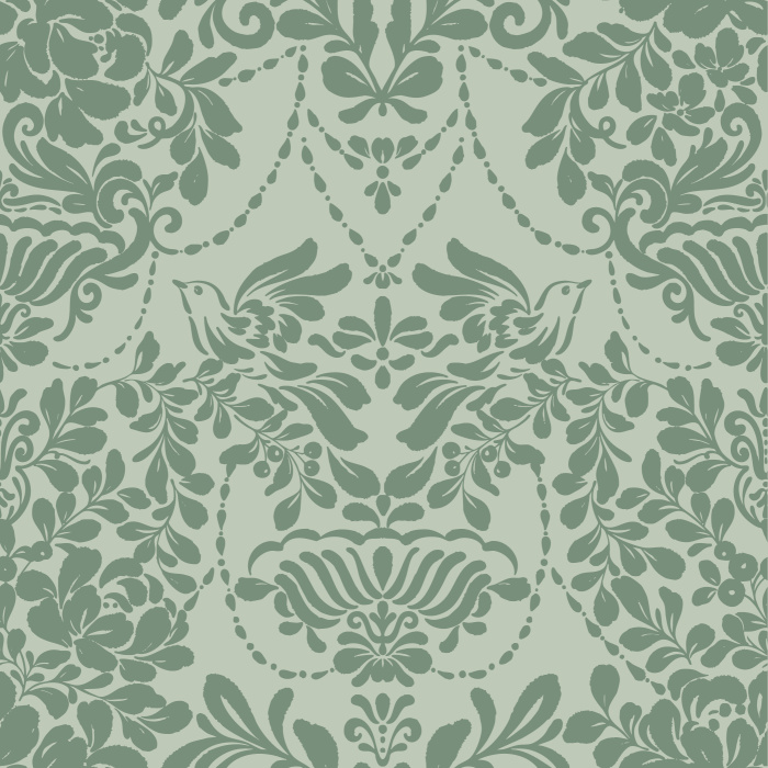 Add a vintage accent to any wall in your home with our Hummingbird Haven Peel And Stick Removable Wallpaper.