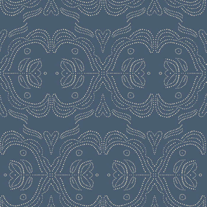 Create the perfect space to find yourself with our Floral Batik Peel and Stick Removable Wallpaper.