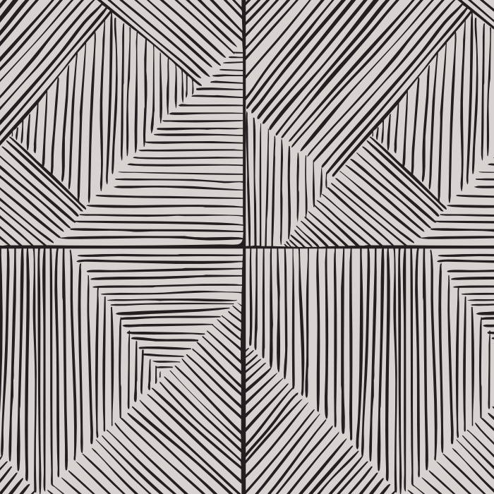 Match your home's vibe to your own with our Quilted Weave Peel and Stick Removable Wallpaper.