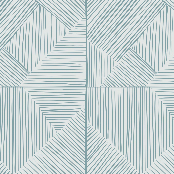 Match your home's vibe to your own with our Quilted Weave Peel and Stick Removable Wallpaper.