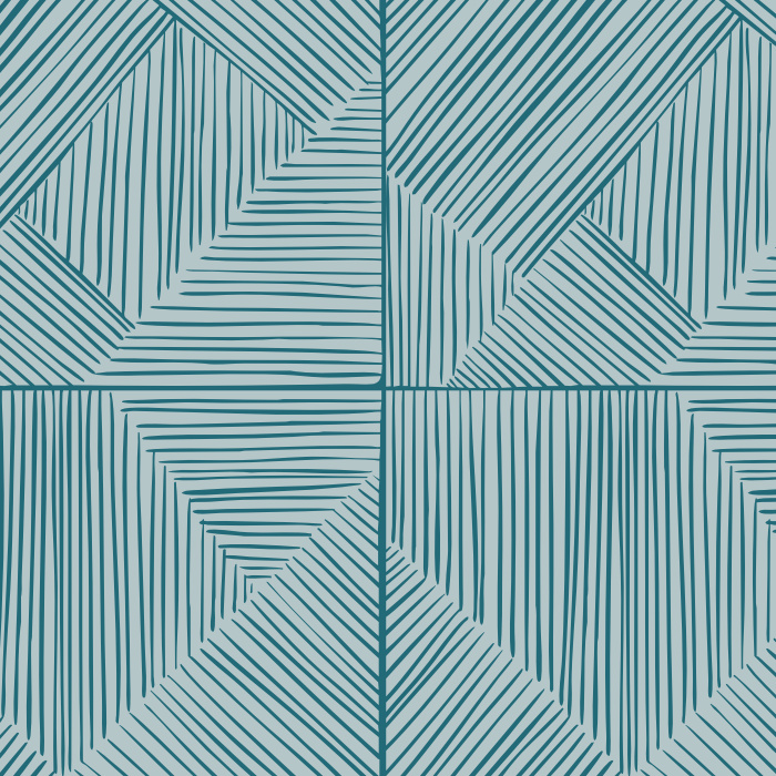 Match your home's vibe to your own with our Quilted Weave Peel and Stick Removable Wallpaper.