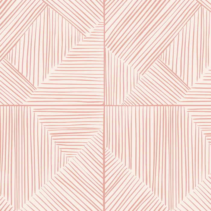 Match your home's vibe to your own with our Quilted Weave Peel and Stick Removable Wallpaper.
