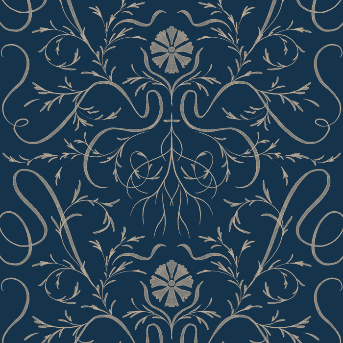 Create a beautifully timeless look with our Victorian Fleur Peel and Stick Removable Wallpaper.
