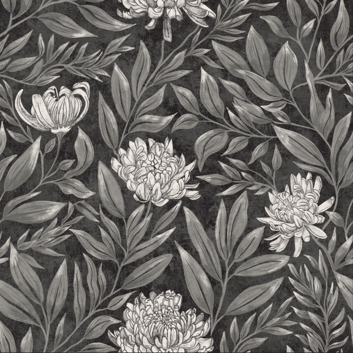 Add an antique accent to any wall in your home with our Moonlit Meadow Peel And Stick Removable Wallpaper.