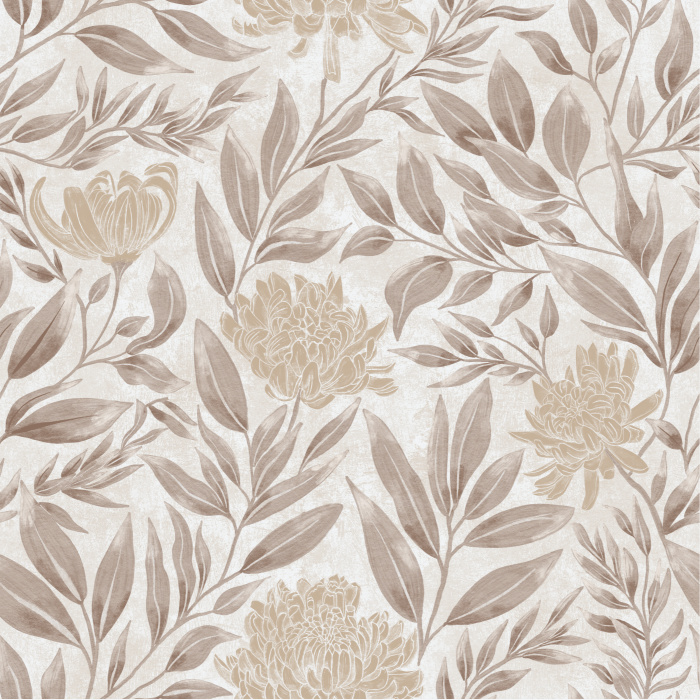 Add an antique accent to any wall in your home with our Moonlit Meadow Peel And Stick Removable Wallpaper.