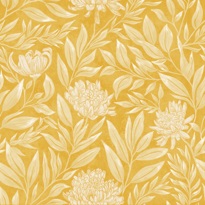 Add an antique accent to any wall in your home with our Moonlit Meadow Peel And Stick Removable Wallpaper.