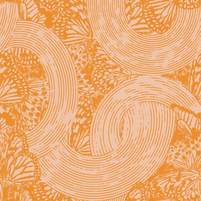 Bring a fluttering eye-catching statement to any wall in your home with our Butterfly Wings Peel And Stick Removable Wallpaper.