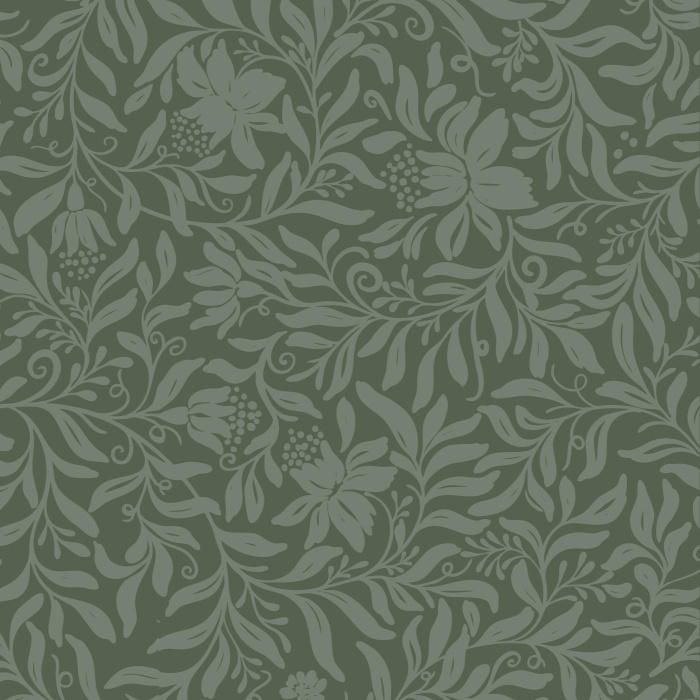 Bring a moody foliage vibe to any wall in your home with our Dahlia Dreams Peel And Stick Removable Wallpaper.