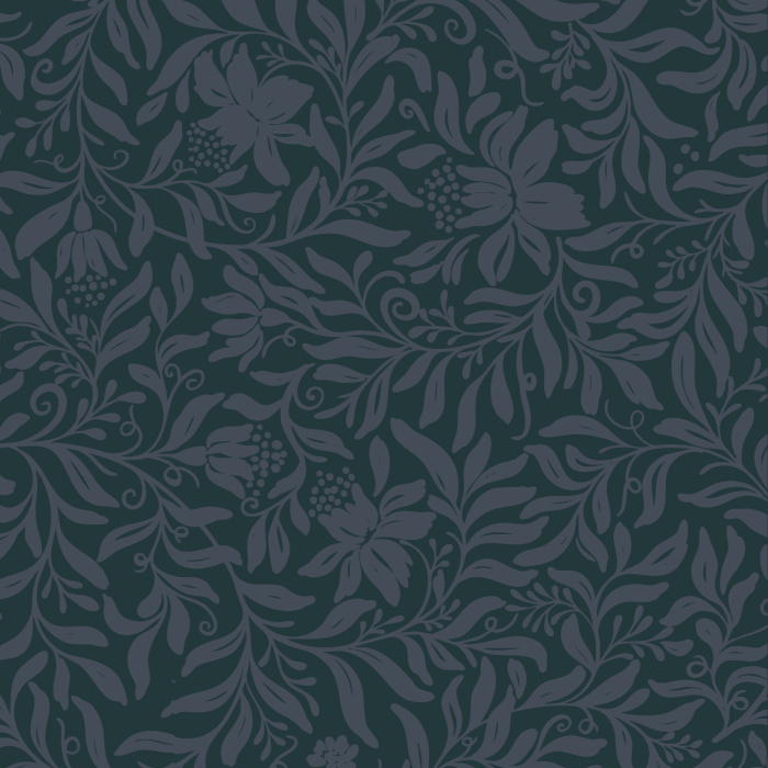 Bring a moody foliage vibe to any wall in your home with our Dahlia Dreams Peel And Stick Removable Wallpaper.