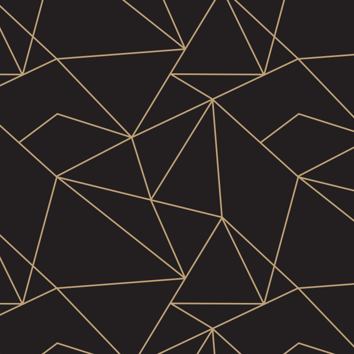 Add a little spice to your interior with our Angular Outline Peel and Stick Removable Wallpaper.