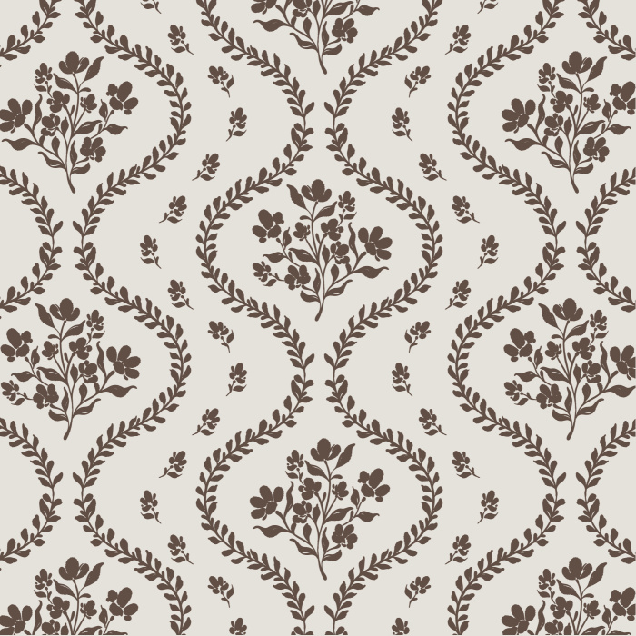 Transform any wall in your home with the vintage look of our Midnight Botanicals Peel And Stick Removable Wallpaper.