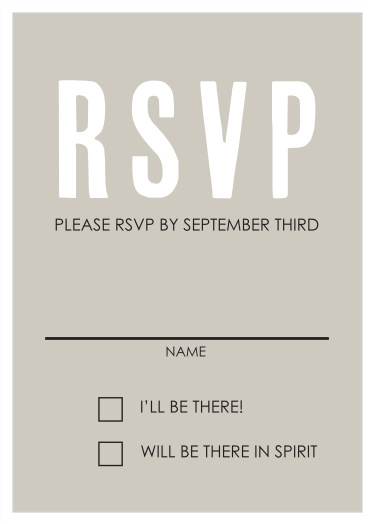 Get a headcount for your event with the clean look of our Sleek Subway Bat Mitzvah Response Cards. 