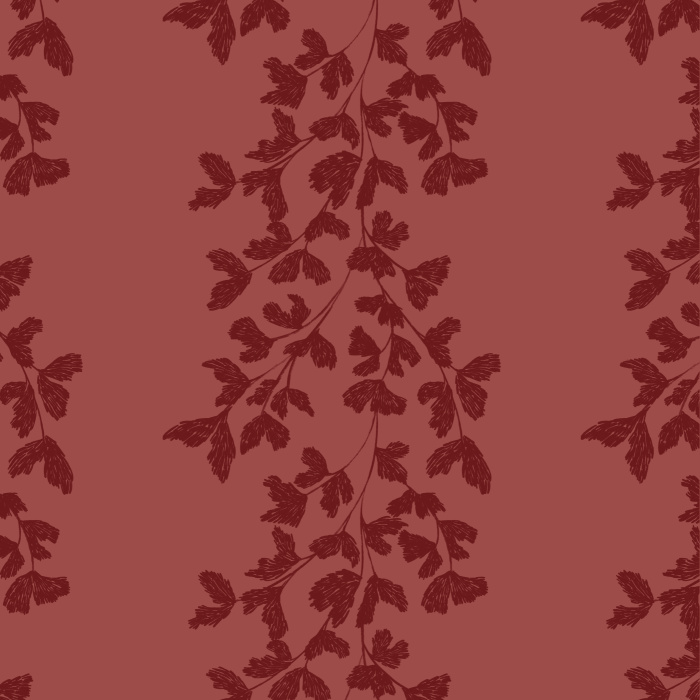 Bring the vibe of hanging ivy to any wall in your home with our Textured Ginkgo Branches Peel And Stick Removable Wallpaper.