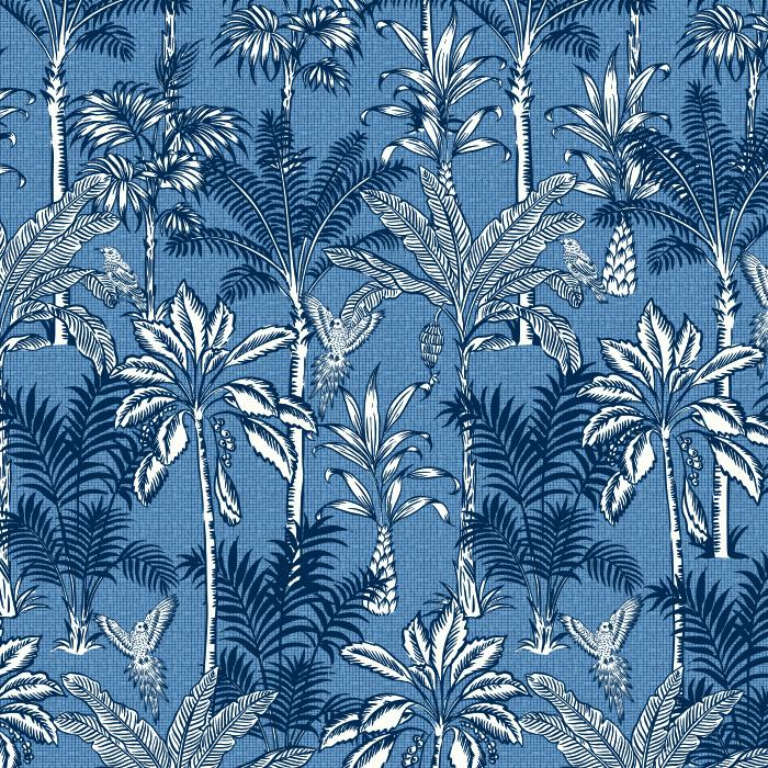 Create a stunningly gorgeous interior with our Monochrome Jungle Peel and Stick Removable Wallpaper.