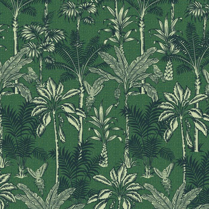 Create a stunningly gorgeous interior with our Monochrome Jungle Peel and Stick Removable Wallpaper.