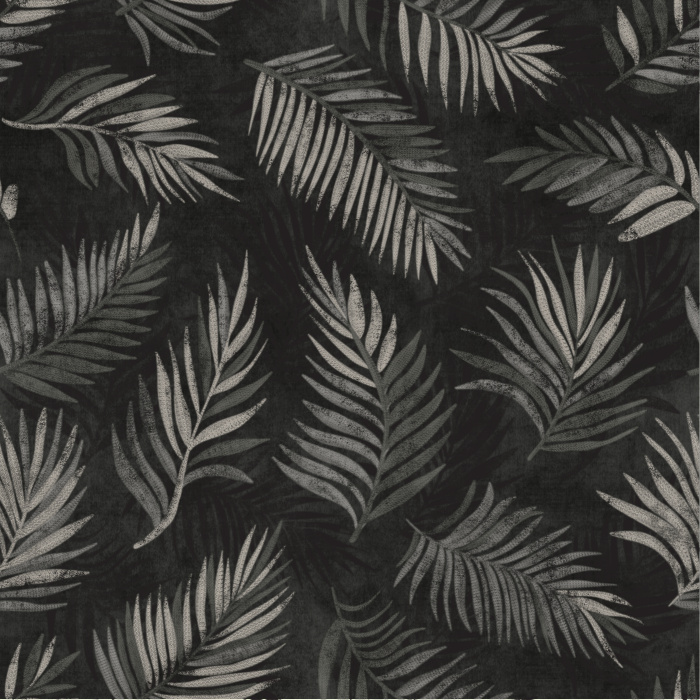Bring a moody tropical accent to any wall in your home with our Midnight Jungle Peel And Stick Removable Wallpaper.