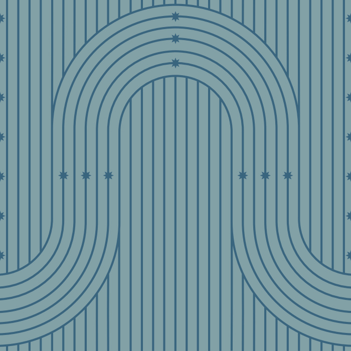 Add an eye-catching retro accent to any wall in your home with our Arched Lines Peel And Stick Removable Wallpaper.