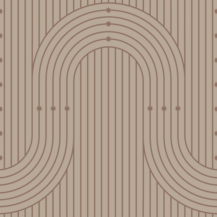 Add an eye-catching retro accent to any wall in your home with our Arched Lines Peel And Stick Removable Wallpaper.