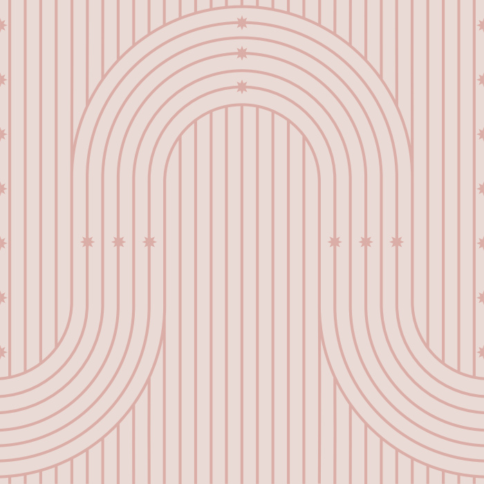 Add an eye-catching retro accent to any wall in your home with our Arched Lines Peel And Stick Removable Wallpaper.