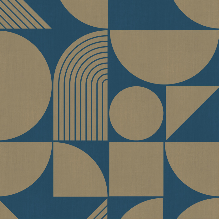 Our Shapes Noir Peel And Stick Removable Wallpaper is sure to bring a fun and retro accent to any wall in your home.