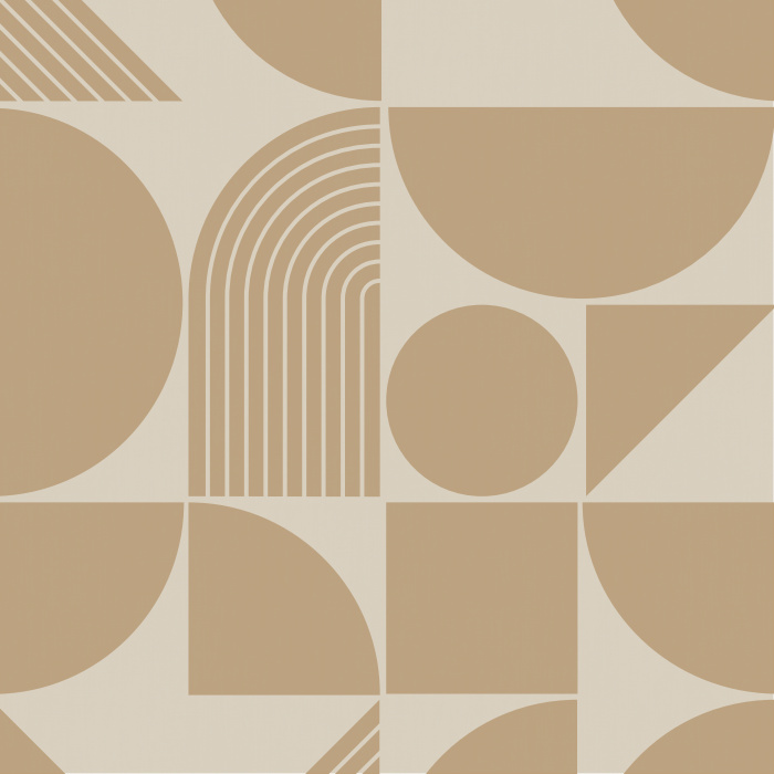 Our Shapes Noir Peel And Stick Removable Wallpaper is sure to bring a fun and retro accent to any wall in your home.