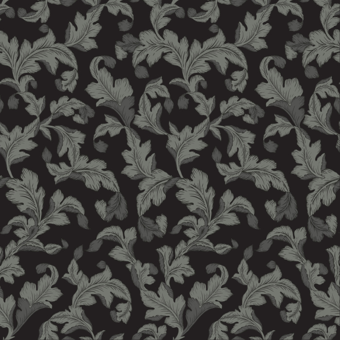 Add a moody vibe to any wall in your home with our Deco Curling Leaves Peel And Stick Removable Wallpaper.