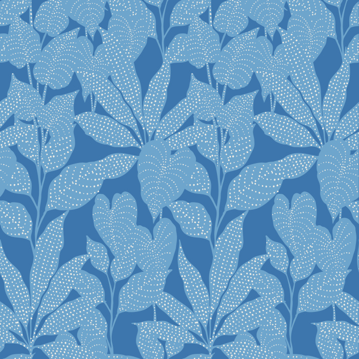 Bring a tropical jungle to any wall in your home with our Dotted Leaves Forest Peel And Stick Removable Wallpaper.