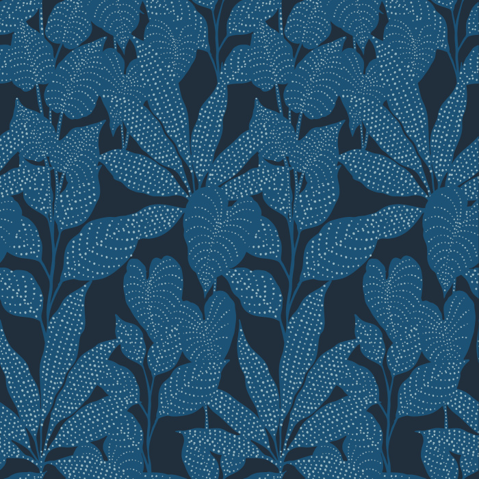 Bring a tropical jungle to any wall in your home with our Dotted Leaves Forest Peel And Stick Removable Wallpaper.