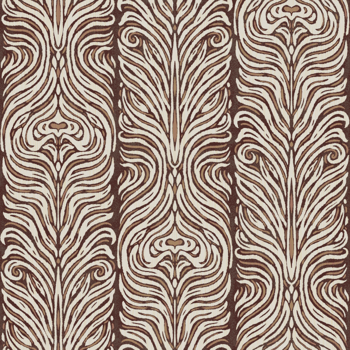 Add an elegant accent to any wall in your home with our Peacock Feather Stripes Peel And Stick Removable Wallpaper.