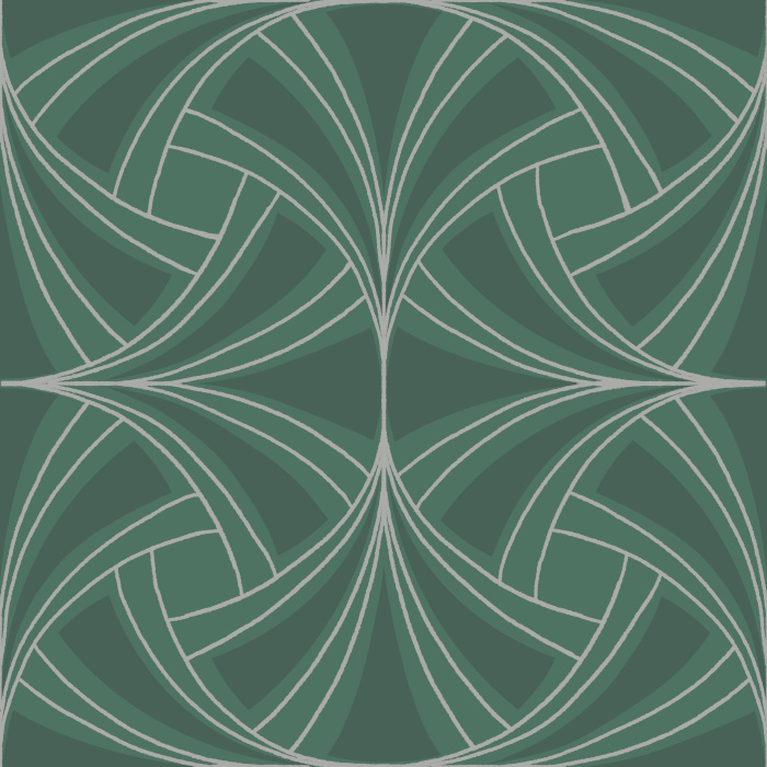 Create a stunning space with our Intertwined Scallops Peel and Stick Removable Wallpaper.