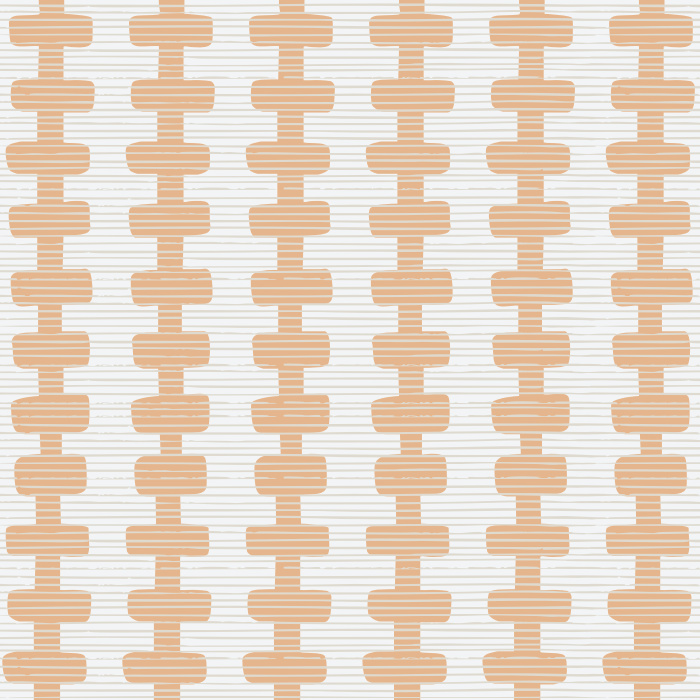 Our Modern Stitch Peel And Stick Removable Wallpaper brings a classic vibe to any wall in your home.