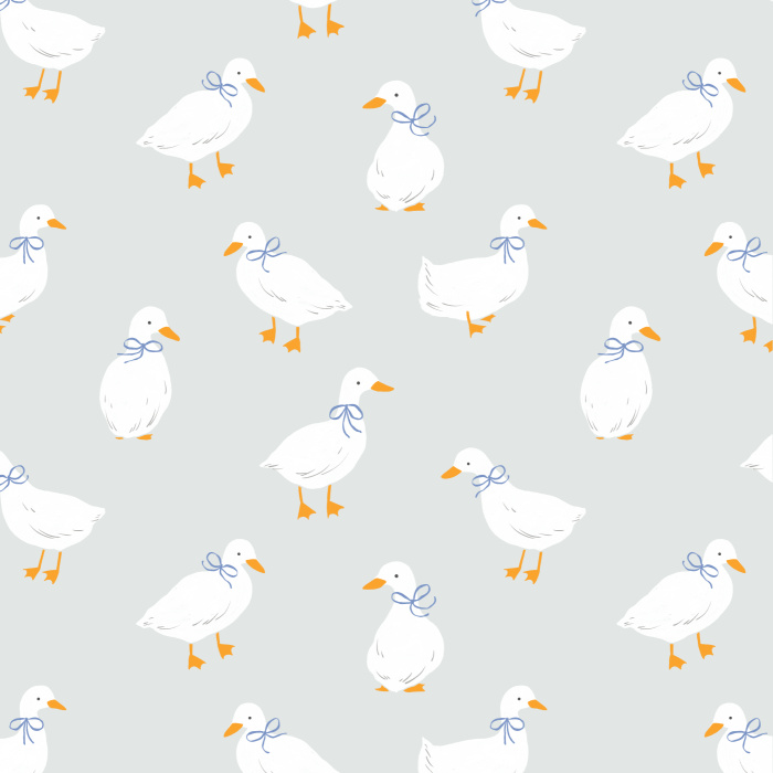 Our Little Ducklings Peel And Stick Removable Wallpaper adds a cute touch to any child's room.