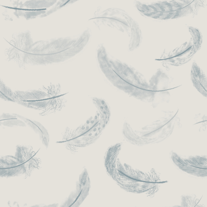 Add a light, elegant look to any wall in your home with our Floating Feathers Peel And Stick Removable Wallpaper.