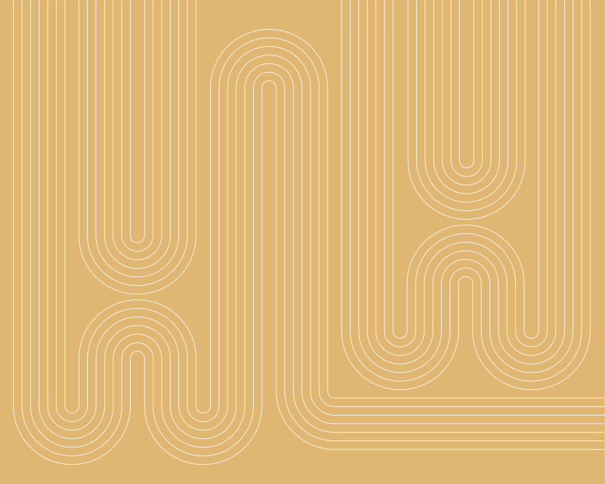 Create the perfect pop of style with our Curved Lines Peel and Stick Mural. 