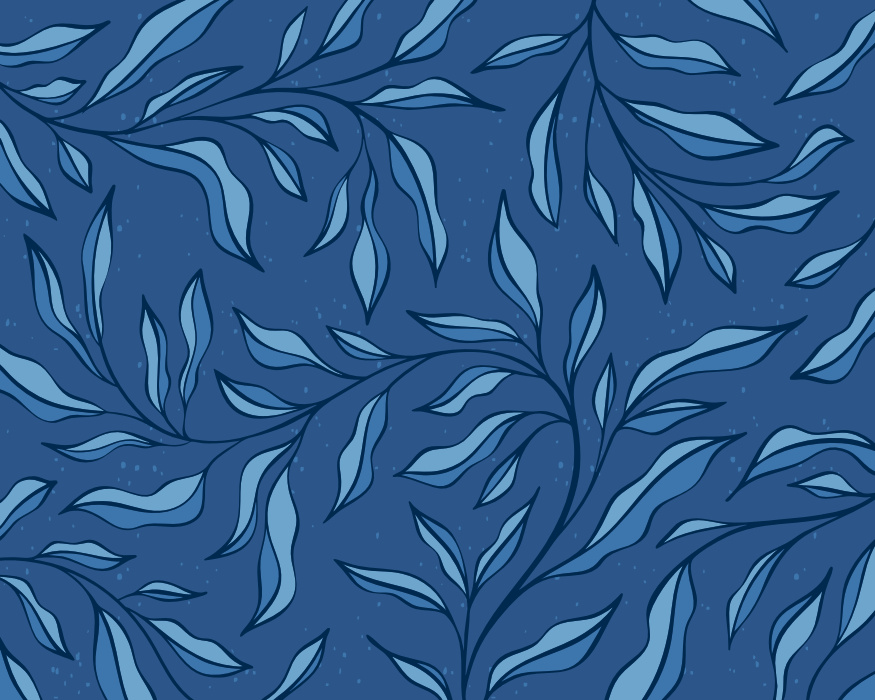 Transform your space with the organic botanical vibe of our Wavy Leaves Peel & Stick Mural.