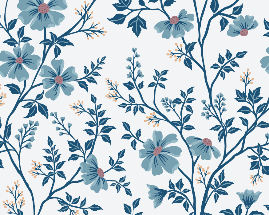 Create a beautifully grand millennial space with our Chinoiserie Garden Peel & Stick Mural.