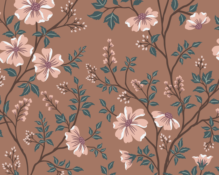 Create a beautifully grand millennial space with our Chinoiserie Garden Peel & Stick Mural.