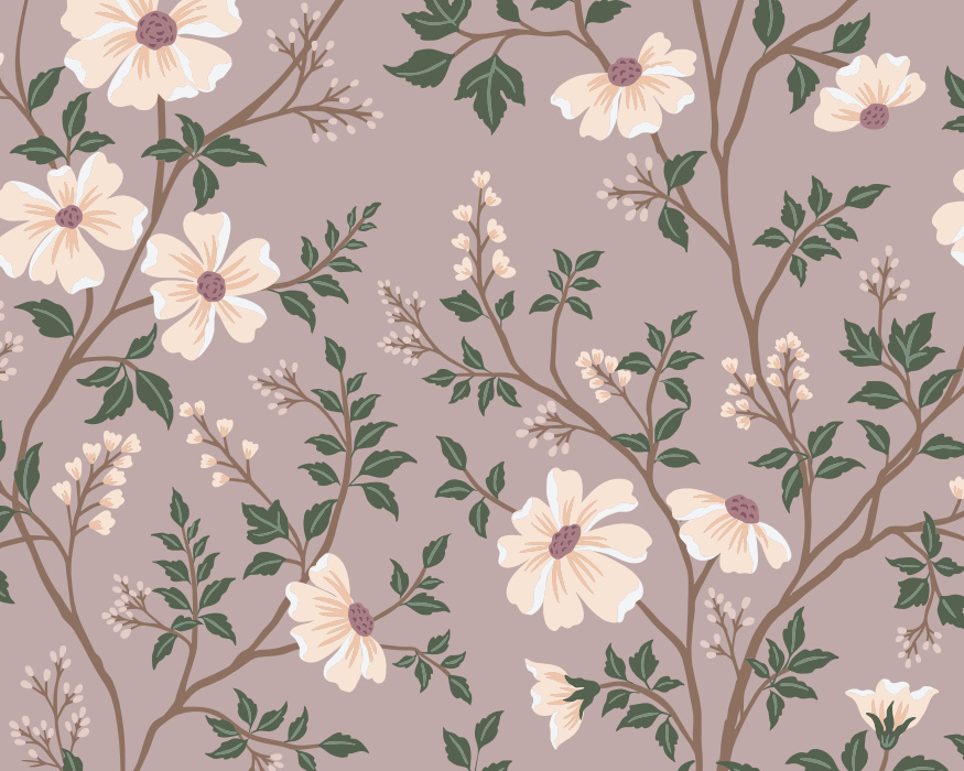 Create a beautifully grand millennial space with our Chinoiserie Garden Peel & Stick Mural.