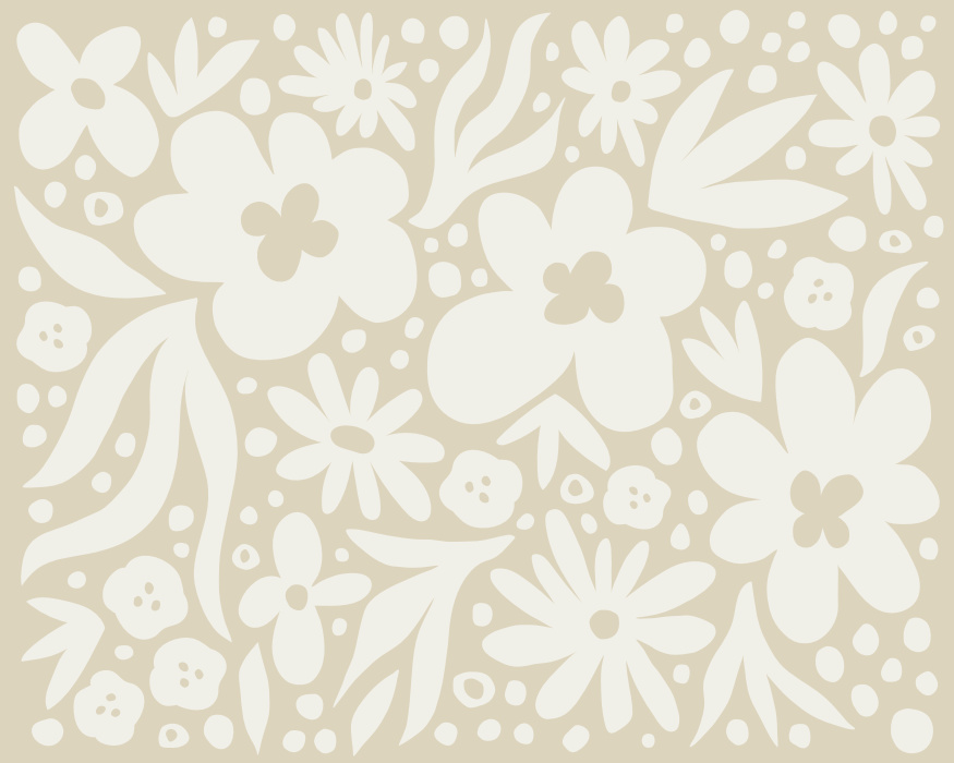 Add a moody botanical atmosphere to any wall in your home with our Abstract Floral Peel & Stick Mural.