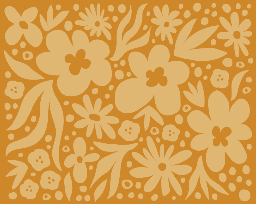 Add a moody botanical atmosphere to any wall in your home with our Abstract Floral Peel & Stick Mural.