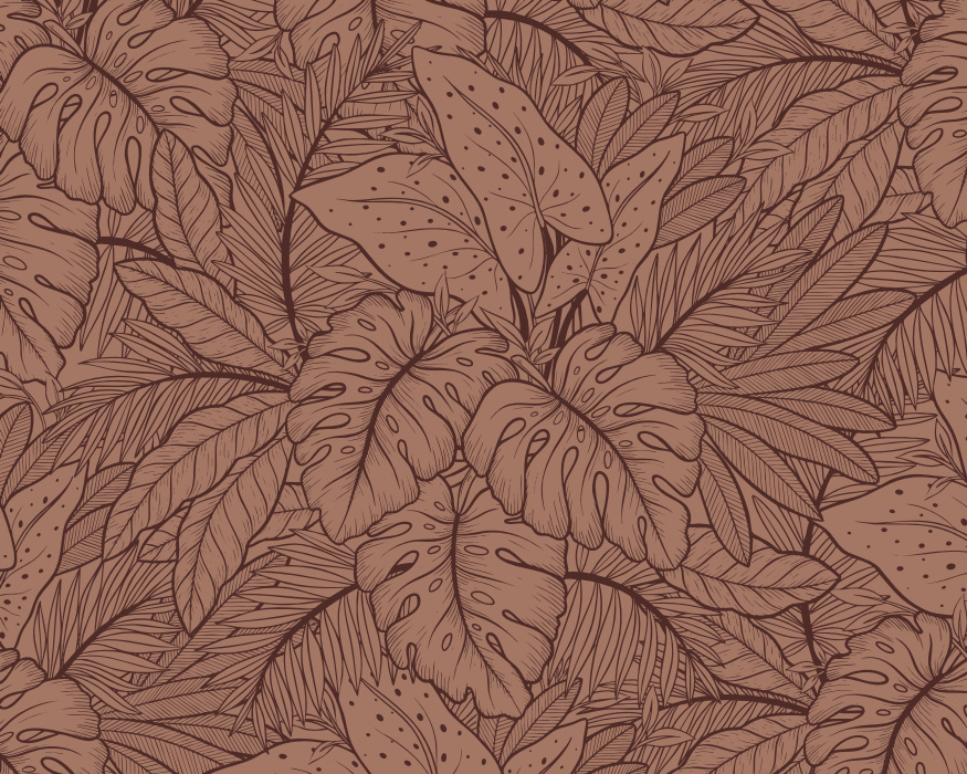 Create your own getaway with our Tropical Foliage Peel & Stick Mural.
