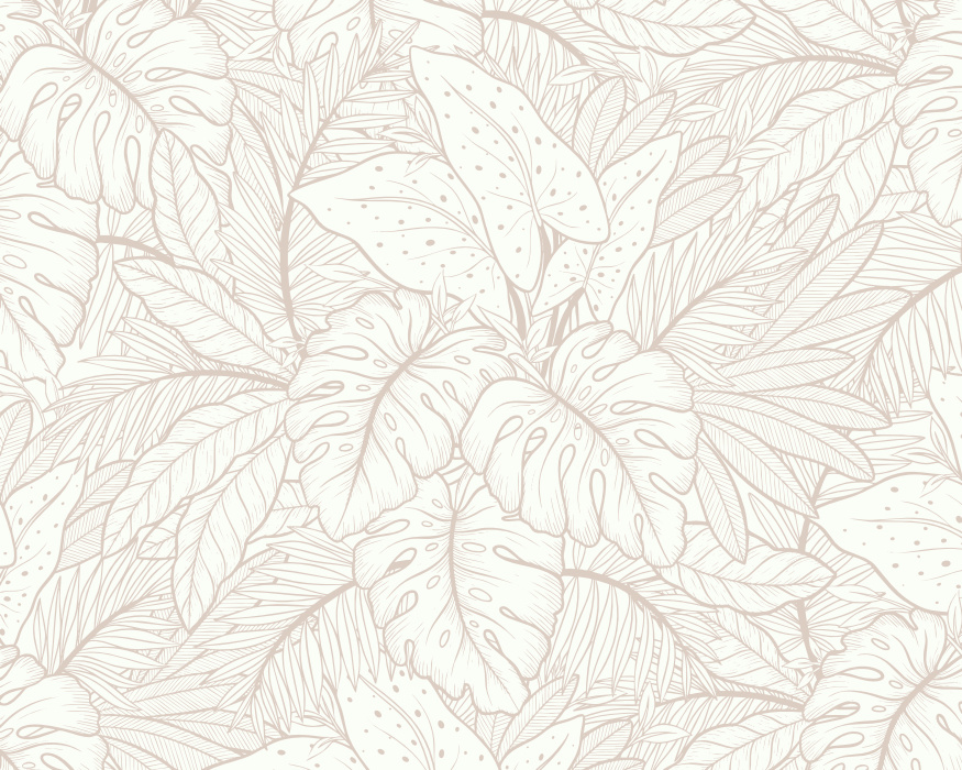 Create your own getaway with our Tropical Foliage Peel & Stick Mural.