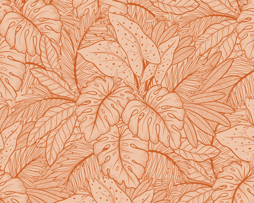 Create your own getaway with our Tropical Foliage Peel & Stick Mural.