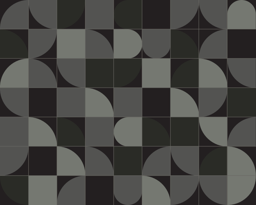 Invent the perfect midcentury modern space with our Bauhaus Geo Peel & Stick Mural.