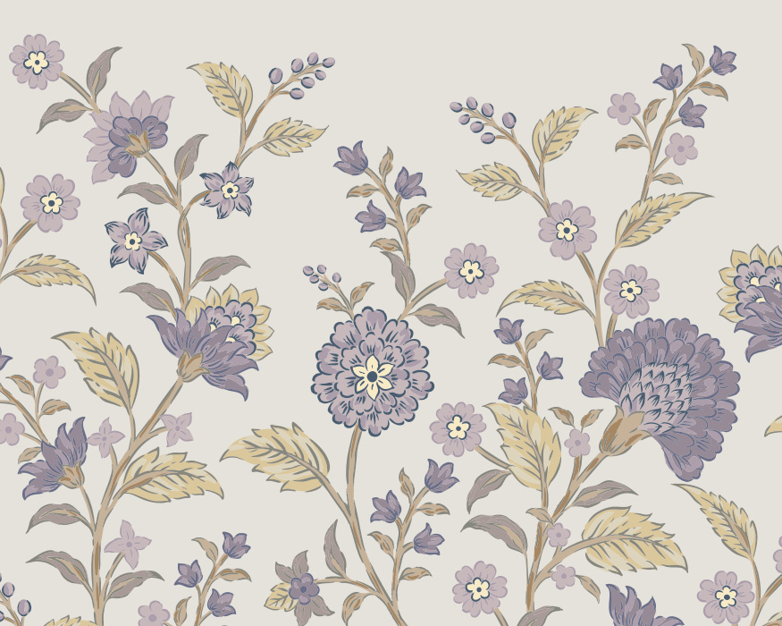 Create a stunning gardenscape with our Serene Blooms Peel and Stick Mural.