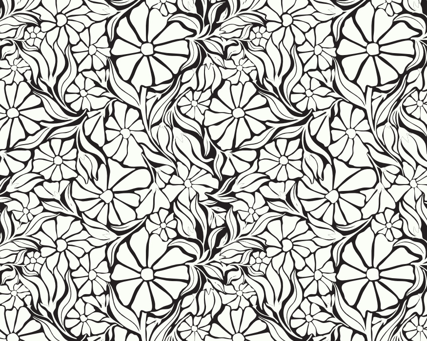 Transform your space with the Abstract Summer Florals Peel & Stick Mural, designed to bring a cheerful, retro-inspired vibe to any room.