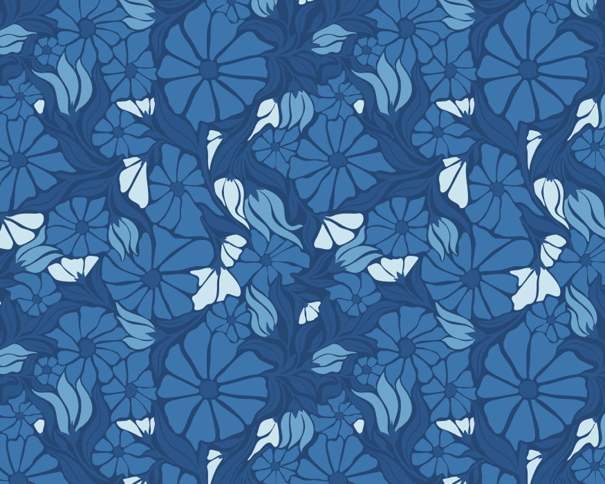 Transform your space with the Abstract Summer Florals Peel & Stick Mural, designed to bring a cheerful, retro-inspired vibe to any room.